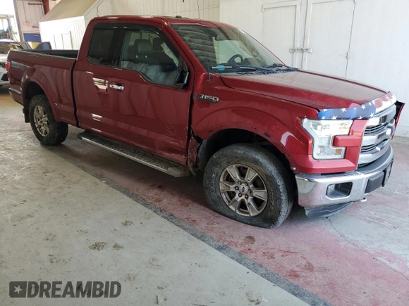 2016 Ford F-150 XLT with VIN 1FTFX1EF8GFC56712, listed as a Copart auction lot 60528995 with 65,061 mi miles and Salvage title. Bid and sale history available at DreamBid. Image 4.