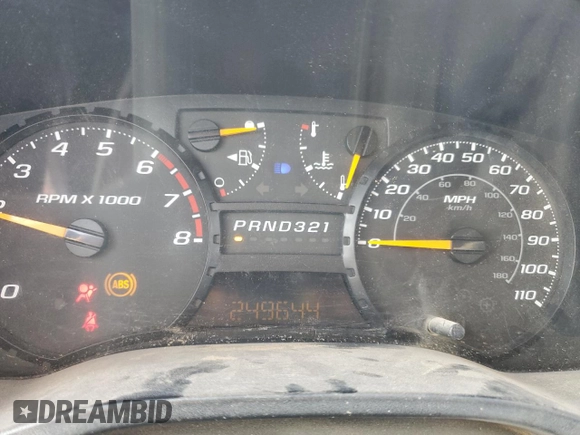 2004 GMC Canyon SLE Z85 with VIN 1GTCS196648101202, listed as a Copart auction lot 42966415 with 249,644 mi miles and Salvage Title. Bid and sale history available at carsss.com. Image 9.