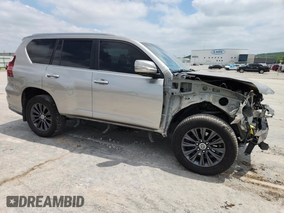 2020 Lexus GX 460 Premium with VIN JTJAM7BX0L5256137, listed as a Copart auction lot 59694325 with 76,386 mi miles and Salvage title. Bid and sale history available at DreamBid. Image 4.