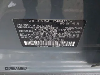 2024 Subaru Crosstrek Premium с VIN JF2GUADC7R8299418, выставлен на аукционе IAAI как лот 42358005 с пробегом 21 690 миль миль и . История ставок и продаж доступна на DreamBid. Изображение 9.