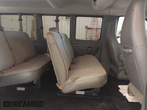 2016 Chevrolet Express Passenger LT with VIN 1GAZGMFG6G1222747, listed as a IAAI auction lot 42569502 with 191,178 mi miles and . Bid and sale history available at DreamBid. Image 8.