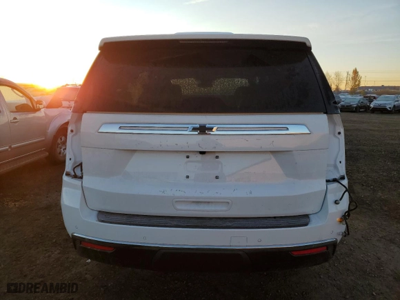 2024 Chevrolet Tahoe Commercial with VIN 1GNSKLED6RR271693, listed as a Copart auction lot 76712104 with 6,914 mi miles and Salvage Title. Bid and sale history available at carsss.com. Image 6.