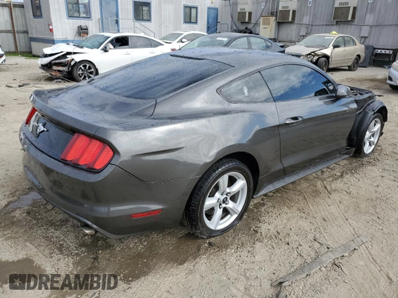 2017 Ford Mustang V6 with VIN 1FA6P8AM6H5287032, listed as a Copart auction lot 50973275 with 98,477 mi miles and Salvage Title. Bid and sale history available at carsss.com. Image 3.