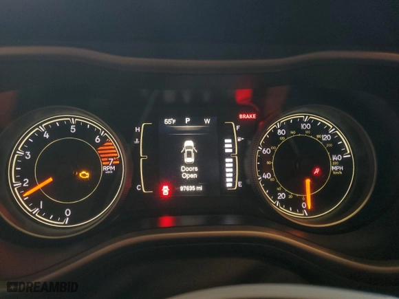 2016 Jeep Cherokee Sport with VIN 1C4PJMAB8GW278042, listed as a Copart auction lot 49673035 with 97,635 mi miles and Salvage Title. Bid and sale history available at carsss.com. Image 9.