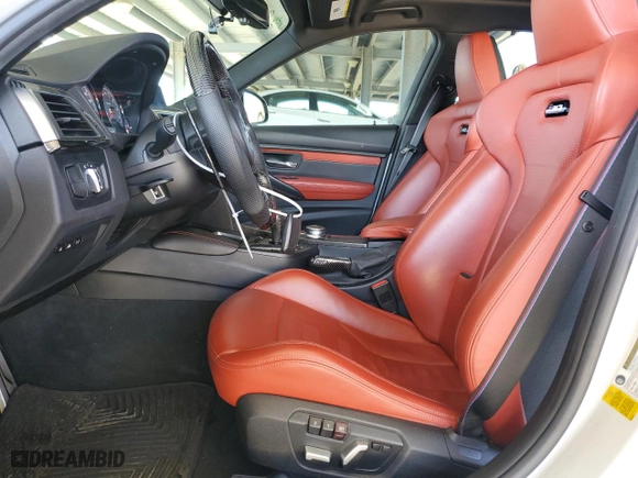 2018 BMW M3 with VIN WBS8M9C58J5J78545, listed as a Copart auction lot 48081745 with 48,166 mi miles and Salvage Title. Bid and sale history available at carsss.com. Image 7.