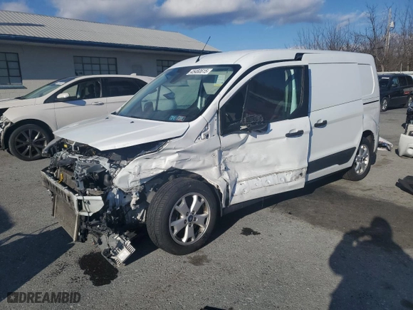2018 Ford Transit Connect Van XLT with VIN NM0LS7F71J1374694, listed as a Copart auction lot 45460615 with 74,483 mi miles and Salvage Title. Bid and sale history available at carsss.com. Image 1.