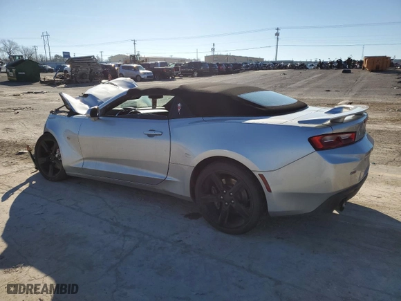 2017 Chevrolet Camaro 1SS with VIN 1G1FF3D75H0205027, listed as a Copart auction lot 43396325 with 0 mi miles and Salvage Title. Bid and sale history available at carsss.com. Image 2.