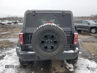 2024 Ford Bronco Wildtrak с VIN 1FMEE2BP2RLA72211, выставлен на аукционе Copart как лот 44726825 с пробегом 9 469 миль миль и Списание • Salvage title. История ставок и продаж доступна на DreamBid. Изображение 6.