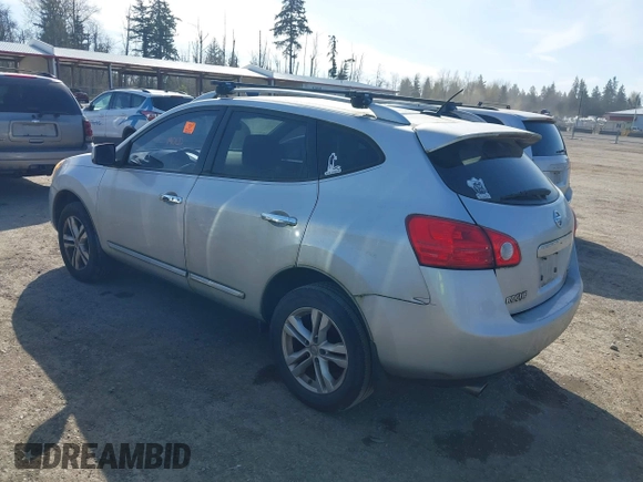2013 Nissan Rogue SL with VIN JN8AS5MV6DW617850, listed as a IAAI auction lot 41966161 with 158,674 mi miles and . Bid and sale history available at DreamBid. Image 3.
