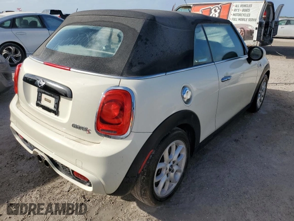 2018 MINI Convertible Cooper S with VIN WMWWG9C55J3C82430, listed as a Copart auction lot 76375164 with 41,785 mi miles and Salvage Title. Bid and sale history available at carsss.com. Image 3.