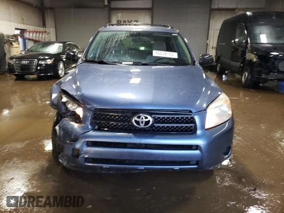 2008 Toyota RAV4 with VIN JTMZK33V485022057, listed as a Copart auction lot 46658165 with 126,806 mi miles and Salvage Title. Bid and sale history available at carsss.com. Image 5.