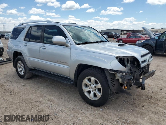 2005 Toyota 4Runner SR5 with VIN JTEBT14R658023043, listed as a Copart auction lot 55941145 with 126,757 mi miles and Salvage Title. Bid and sale history available at DreamBid. Image 4.