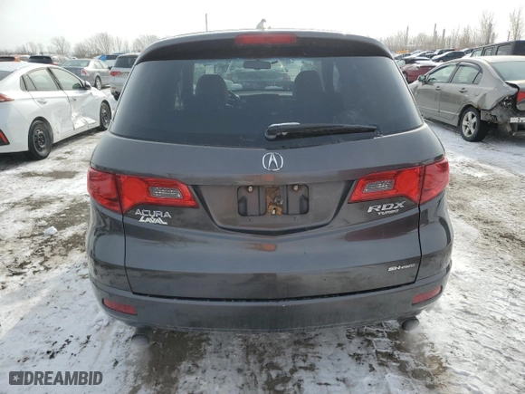 2009 Acura RDX with VIN 5J8TB18219A800544, listed as a Copart auction lot 47539815 with 190,446 mi miles and Salvage Title. Bid and sale history available at carsss.com. Image 6.