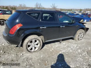 2006 Nissan Murano SL with VIN JN8AZ08T76W409051, listed as a Copart auction lot 42690175 with 182,572 mi miles and Salvage Title. Bid and sale history available at carsss.com. Image 3.