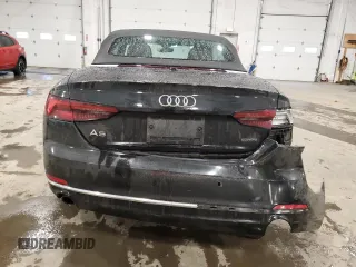 2019 Audi A5 Cabriolet Premium Plus z VIN WAUYNGF56KN006985, wystawiony jako Copart lot #56463265 z przebiegiem 27 229 mil mil oraz Szkoda całkowita • Salvage title. Historia ofert i sprzedaży dostępna na DreamBid. Obrazek 6.