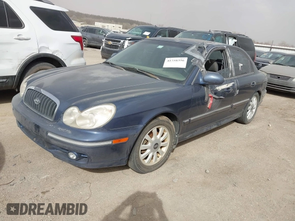 2005 Hyundai Sonata GLS with VIN KMHWF35H75A108959, listed as a IAAI auction lot 41758356 with 153,354 mi miles. Bid and sale history available at carsss.com. Image 2.