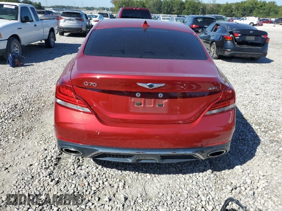 2019 Genesis G70 3.3T Advanced with VIN KMTG74LE9KU016607, listed as a Copart auction lot 72913124 with 37,671 mi miles and Salvage Title. Bid and sale history available at carsss.com. Image 6.
