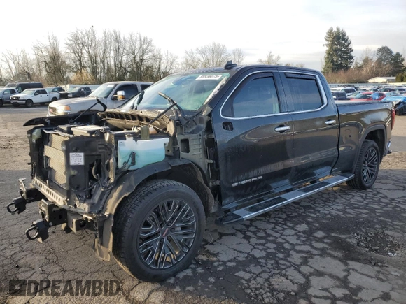 2022 GMC Sierra 1500 Limited SLT with VIN 3GTU9DEL7NG118552, listed as a Copart auction lot 88936075 with 36,462 mi miles and Salvage Title. Bid and sale history available at carsss.com. Image 1.