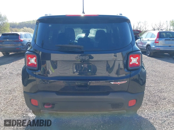 2018 Jeep Renegade Trailhawk with VIN ZACCJBCB7JPH63647, listed as a IAAI auction lot 42103197 with 106,383 mi miles and . Bid and sale history available at DreamBid. Image 15.