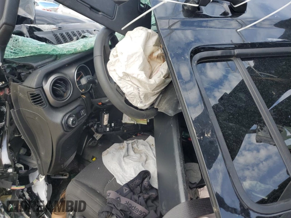 2023 Jeep Wrangler Sport Altitude with VIN 1C4HJXDG5PW549930, listed as a Copart auction lot 53422184 with Not Provided miles and Non Repairable. Bid and sale history available at DreamBid. Image 8.