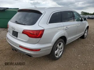 2012 Audi Q7 Premium Plus with VIN WA1LGAFE8CD002054, listed as a Copart auction lot 61968375 with Not provided miles and Salvage title. Bid and sale history available at DreamBid. Image 3.