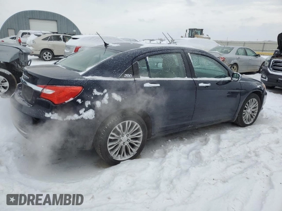 2012 Chrysler 200 Limited with VIN 1C3CCBCG2CN162104, listed as a Copart auction lot 45148505 with 129,003 mi miles and Salvage Title. Bid and sale history available at DreamBid. Image 3.