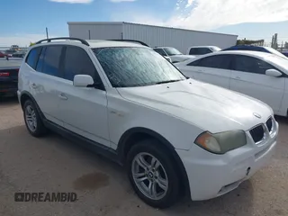 2006 BMW X3 3.0i with VIN WBXPA93476WG88461, listed as a IAAI auction lot 42002895 with 241,709 mi miles. Bid and sale history available at carsss.com. Image 1.