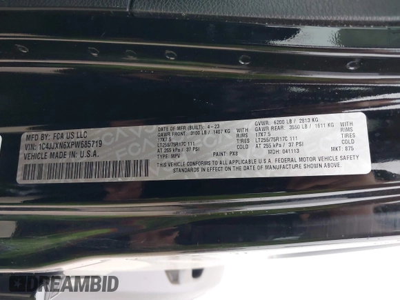 2023 Jeep Wrangler с VIN 1C4JJXN6XPW685719, выставлен на аукционе IAAI как лот 41915045 с пробегом 15 147 миль миль и . История ставок и продаж доступна на DreamBid. Изображение 9.