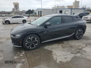 2024 Kia EV6 Wind with VIN KNDC34LAXR5163819, listed as a Copart auction lot 68349144 with 0 mi miles and Salvage Title. Bid and sale history available at carsss.com. Image 1.