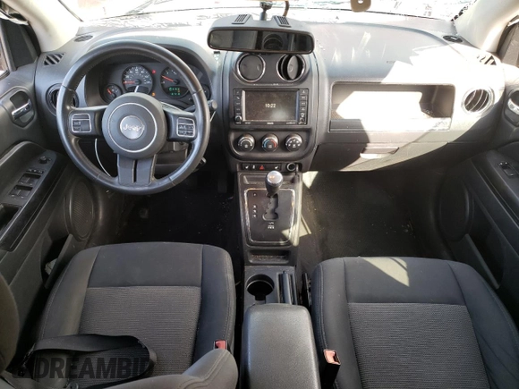 2012 Jeep Compass Latitude with VIN 1C4NJCEB7CD678529, listed as a Copart auction lot 76044044 with 167,218 mi miles and Salvage Title. Bid and sale history available at carsss.com. Image 8.