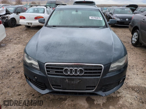 2010 Audi A4 2.0T Premium Plus with VIN WAUWFAFLXAA160105, listed as a Copart auction lot 45785875 with 0 mi miles and Salvage Title. Bid and sale history available at carsss.com. Image 5.
