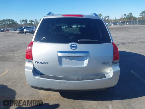 2008 Nissan Quest S z VIN 5N1BV28U08N119948, wystawiony jako IAAI lot #41738626 z przebiegiem 245 623 mil mil oraz . Historia ofert i sprzedaży dostępna na DreamBid. Obrazek 16.