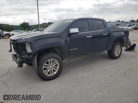 2017 GMC Canyon 4WD SLT with VIN 1GTP6DE12H1197829, listed as a Copart auction lot 43533765 with 117,149 mi miles and Salvage Title. Bid and sale history available at carsss.com. Image 1.
