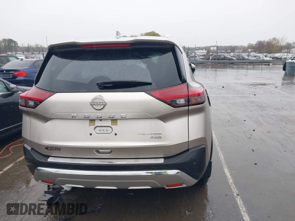 2022 Nissan Rogue Platinum with VIN JN8BT3DD0NW271583, listed as a IAAI auction lot 41792145 with 64,708 mi miles. Bid and sale history available at carsss.com. Image 17.