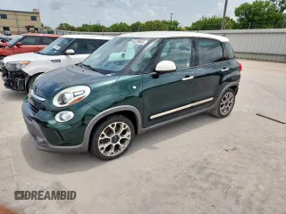 2014 FIAT 500L Trekking z VIN ZFBCFADH4EZ017102, wystawiony jako Copart lot #63233645 z przebiegiem 70 720 mil mil oraz Szkoda całkowita • Salvage title. Historia ofert i sprzedaży dostępna na DreamBid. Obrazek 1.