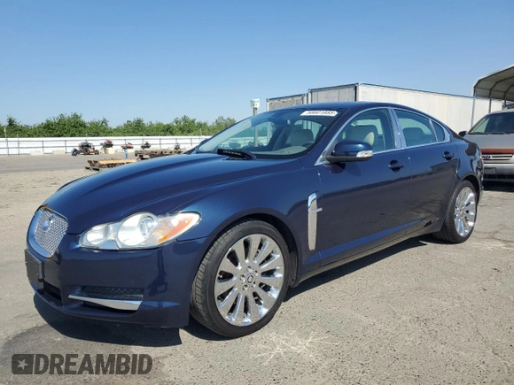 2009 Jaguar XF Premium Luxury with VIN SAJWA06BX9HR23778, listed as a Copart auction lot 56601885 with 127,442 mi miles and Clean Title. Bid and sale history available at DreamBid. Image 1.