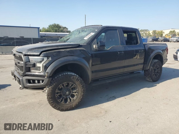 2017 Ford F-150 Raptor with VIN 1FTFW1RG2HFC18383, listed as a Copart auction lot 53520625 with 119,522 mi miles and Clean Title. Bid and sale history available at DreamBid. Image 1.