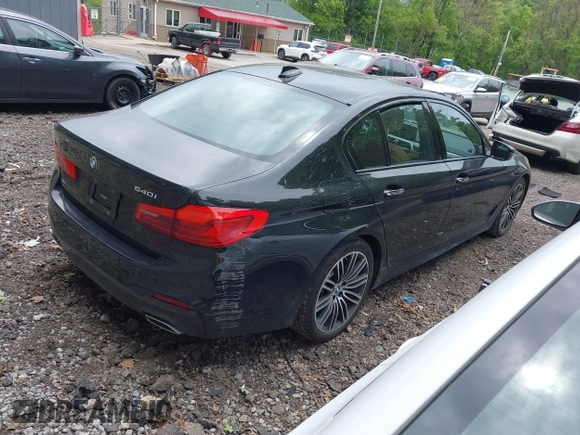 2018 BMW 5 Series 540i xDrive with VIN WBAJE7C58JG891098, listed as a IAAI auction lot 42331320 with 55,172 mi miles and . Bid and sale history available at DreamBid. Image 4.