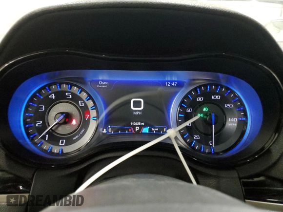 2017 Chrysler 300 S with VIN 2C3CCAGG1HH530115, listed as a Copart auction lot 48880995 with 110,425 mi miles and Salvage Title. Bid and sale history available at DreamBid. Image 9.