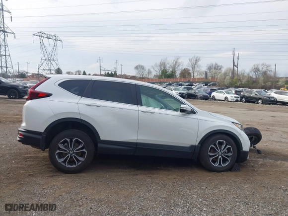 2020 Honda CR-V EX-L with VIN 5J6RW2H88LL026466, listed as a IAAI auction lot 41961182 with 35,505 mi miles. Bid and sale history available at carsss.com. Image 13.