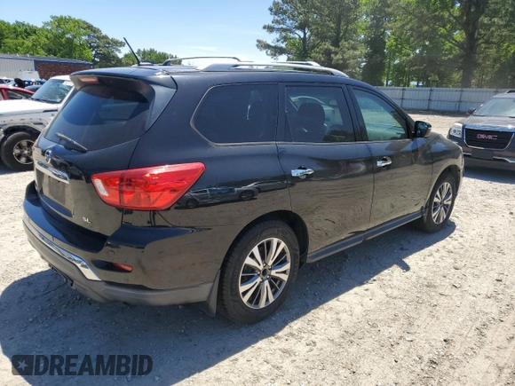 2017 Nissan Pathfinder SL z VIN 5N1DR2MN7HC603753, wystawiony jako Copart lot #56146215 z przebiegiem 192 748 mil mil oraz Czysty tytuł • Clean title. Historia ofert i sprzedaży dostępna na DreamBid. Obrazek 3.