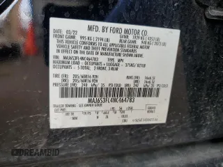 2022 Ford EcoSport S z VIN MAJ6S3FL4NC464783, wystawiony jako Copart lot #52784845 z przebiegiem 20 745 mil mil oraz Szkody całkowita. Historia ofert i sprzedaży dostępna na DreamBid. Obrazek 13.