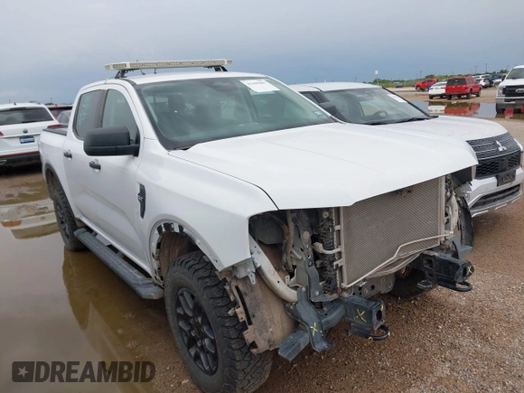 2024 Ford Ranger XLT with VIN 1FTER4HH8RLE21828, listed as a IAAI auction lot 42205087 with 61,159 mi miles and . Bid and sale history available at DreamBid. Image 1.