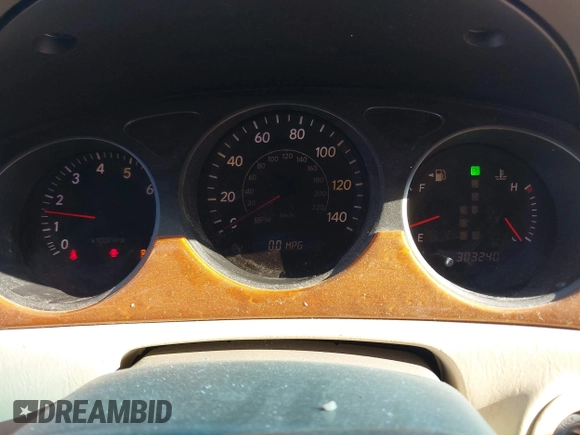 2005 Lexus ES 350 with VIN JTHBA30GX55100717, listed as a IAAI auction lot 42655382 with 303,240 mi miles and . Bid and sale history available at DreamBid. Image 7.