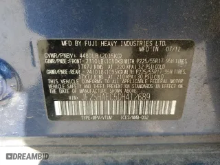 2013 Subaru Forester 2.5X Limited with VIN JF2SHAEC5DH412689, listed as a Copart auction lot 52155105 with 98,165 mi miles and Salvage Title. Bid and sale history available at carsss.com. Image 13.