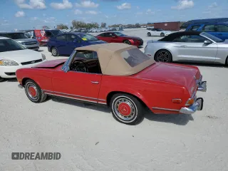 1971 Mercedes-Benz SL with VIN 11304412021905, listed as a Copart auction lot 76790644 with 39,936 mi miles and Salvage title. Bid and sale history available at DreamBid. Image 2.