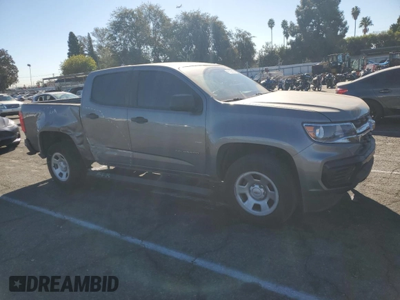 2021 Chevrolet Colorado 2WD Work Truck with VIN 1GCGSBEN1M1201785, listed as a Copart auction lot 80136184 with 99,928 mi miles and Salvage title. Bid and sale history available at DreamBid. Image 4.