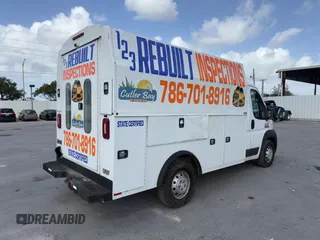 2019 Ram ProMaster z VIN 3C7WRVKG2KE512637, wystawiony jako Copart lot #88807735 z przebiegiem 71 332 mil mil oraz Szkody całkowita. Historia ofert i sprzedaży dostępna na DreamBid. Obrazek 4.