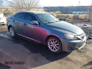 2013 Lexus IS 250 with VIN JTHBF5C2XD5188115, listed as a IAAI auction lot 41078725 with 137,179 mi miles. Bid and sale history available at carsss.com. Image 1.