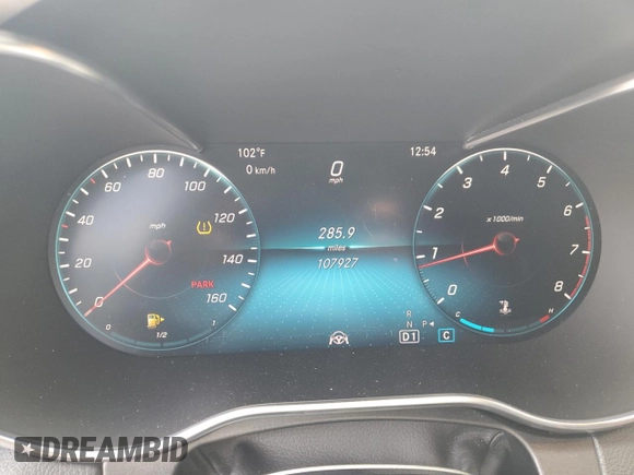 2019 Mercedes-Benz C 300 with VIN WDDWJ8EB2KF772912, listed as a Copart auction lot 63784575 with 107,927 mi miles and Clean title. Bid and sale history available at DreamBid. Image 9.